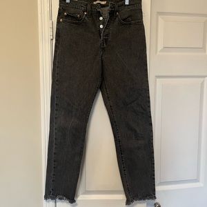Levi’s Wedgie Straight Fit Black Jeans - Size 27